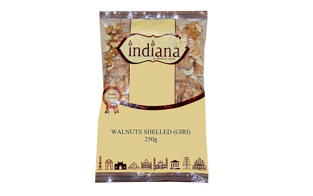 Indiana Walnuts Shelled (Giri)    Pack  250 grams